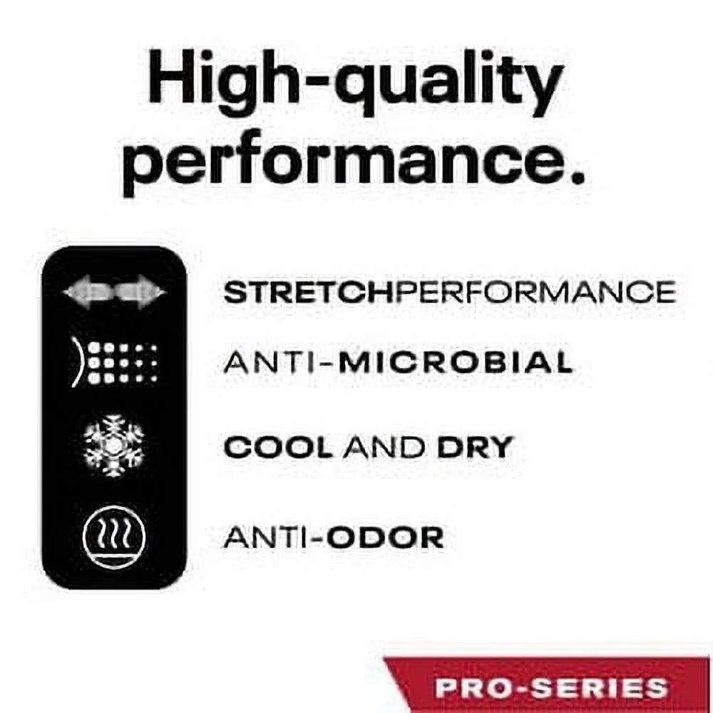 Men'S Socks, Pro Series Crew Socks, Stocking Stuffers, 6-Pack