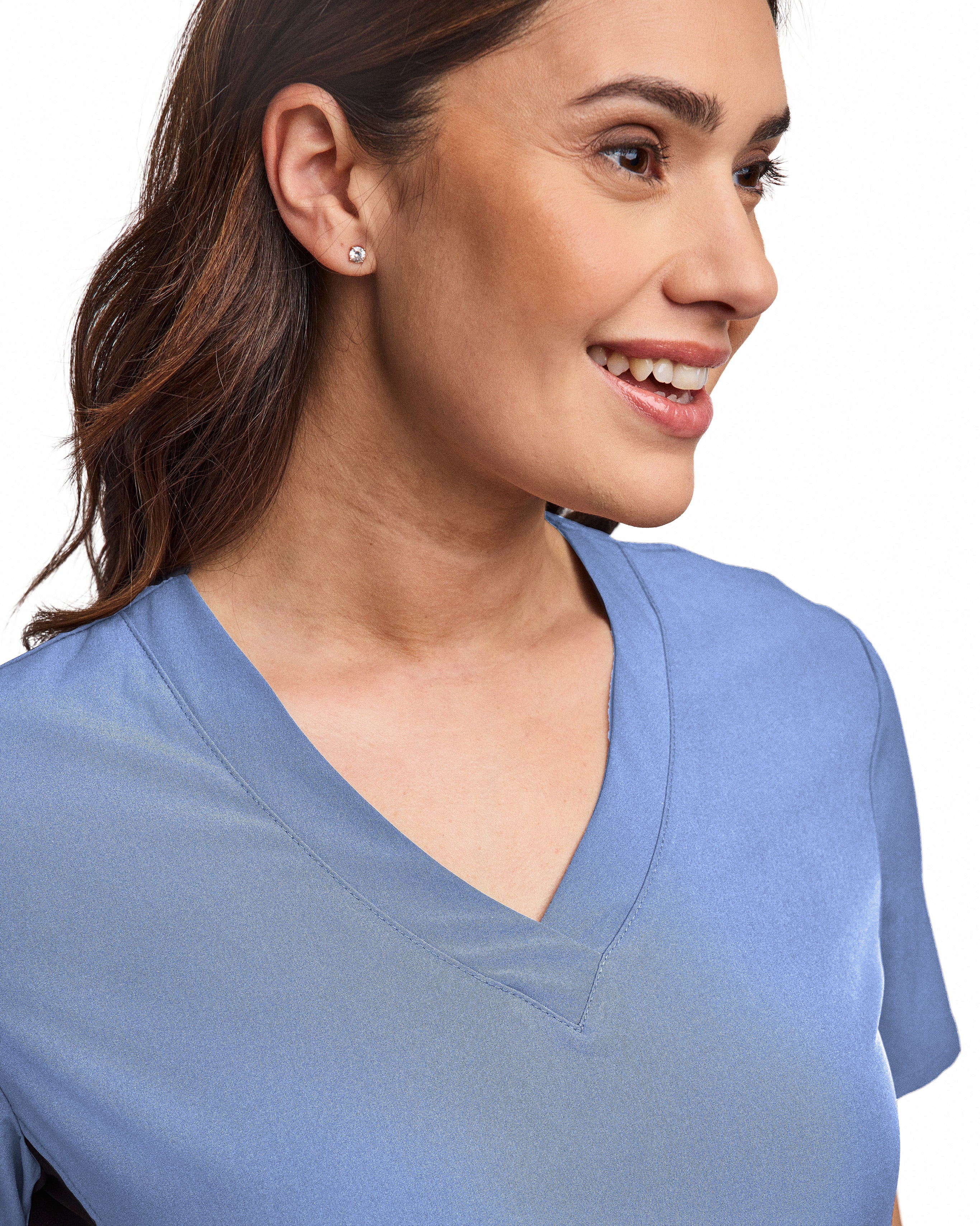 Scrubs for Women Scrub Set - Jogger Pant and Comfort Stretch V-Neck Top, 5 Pockets, Easy Care Uniforms