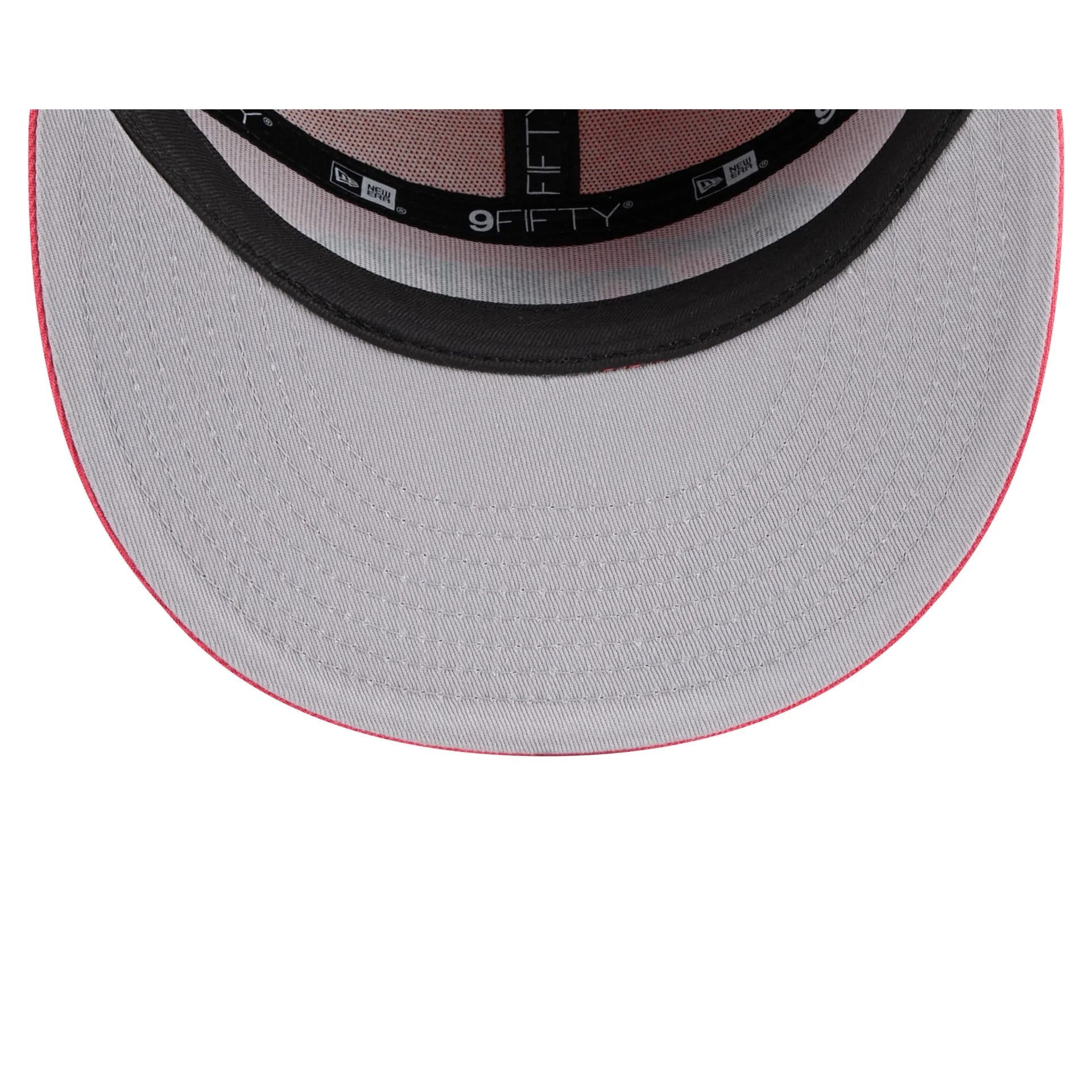 Miami Marlins Coral Split Panel 9FIFTY Snapback Hat